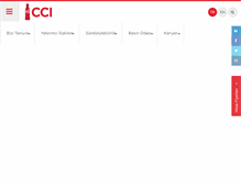 Tablet Screenshot of cci.com.tr