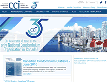 Tablet Screenshot of cci.ca
